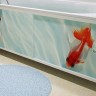 Экран под ванну Метакам Ультралёгкий-Арт 1500 золотые рыбки