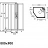 Душевая кабина IDO Showerama 8-5 80x90 