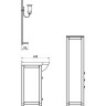 Комплект мебели АСБ-Мебель Флоренция 105 белый