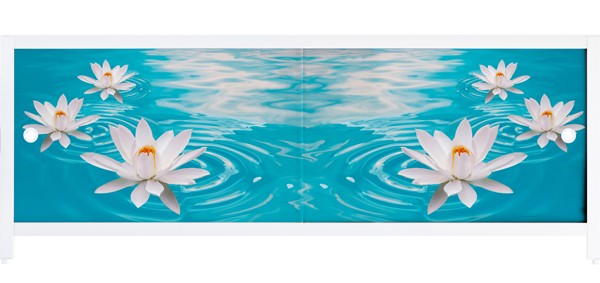 Экран под ванну Метакам Ультралёгкий-Арт 1700 водная лилия New